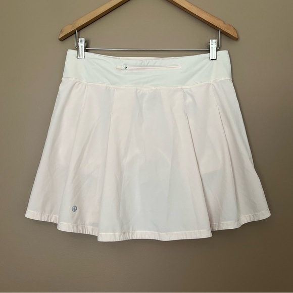{Lululemon} Pace Rival Skirt Extra Long Skort in Pink - Womens 8 - Picture 5 of 11